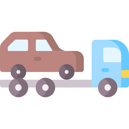 Image representant un camion transportant une voiture